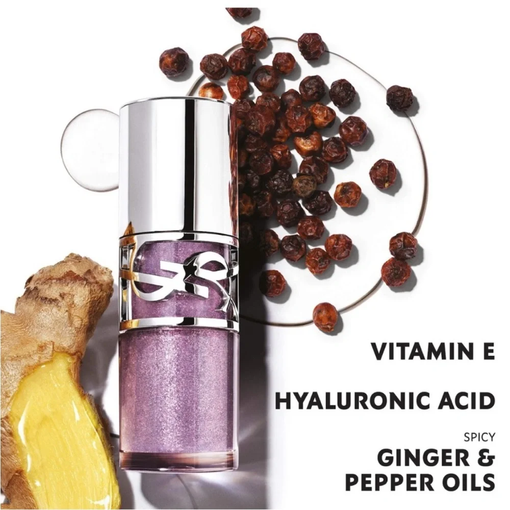Ysl Loveshine Lip Gloss Plumping Oil -01 Thunder Struck